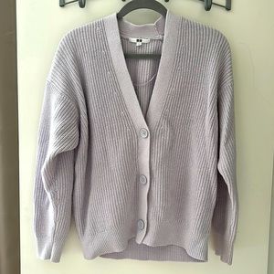 Uniqlo lilac cardigan